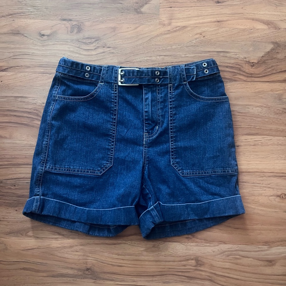 Gloria Vanderbilt Blue Jean Shorts Classic Denim Style